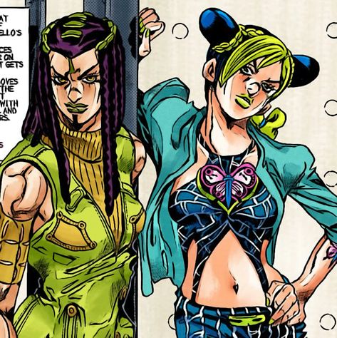 jolyne and ermes - jjba Jolyne Kujo, Anime