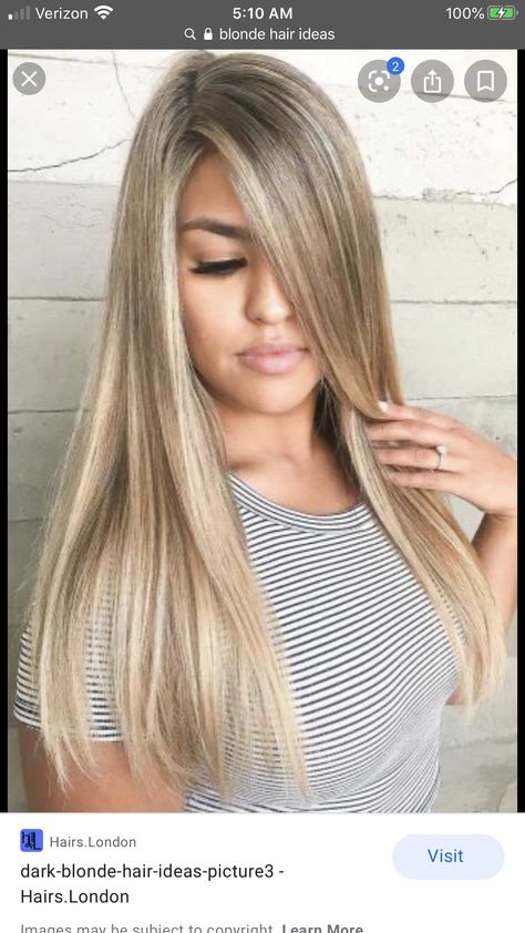 Warm Blonde Highlights, Blonde Lowlights, Hair Color Blonde Highlights, Dark Blonde Hair Color, Blond Balayage, Cool Blonde Hair, Straight Blonde Hair, Balayage Blonde, Dirty Blonde Hair