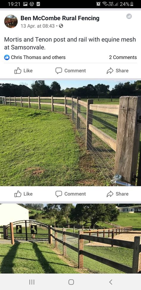 Acreage Driveway, Cow Fencing, Property Fence Ideas Country Living, Fence Ideas For Large Property, Acreage Landscaping Driveway Entrance, Rural Fencing, Front Yard Fence Ideas Curb Appeal, Cattle Panel Fence, Cattle Gate