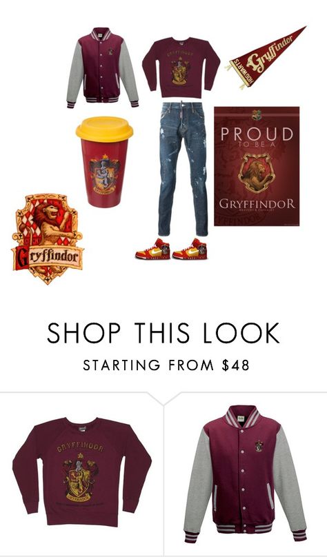 "Gryffindor Boy Outfit" by katykat-22 on Polyvore featuring NIKE, men's fashion, menswear, hogwarts and Gryffindor Gryffindor Uniform Male, Gryffindor Inspired Outfits Men, Griffindor Outfits Uniform, Griffindor Outfits, Harry Potter Outfit Ideas Gryffindor, Gryffindor Inspired Outfits, Gryffindor Clothes, Hogwarts Clothes Gryffindor, Gryffindor Lookbook