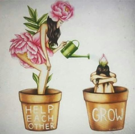 Help each other grow. Inspirational quote #quotes Help Each Other Grow, Arrogant People, Spiritual Awakening, Positive Vibes, Law Of Attraction, Self Love, Feel Good, A Woman, Planter Pots