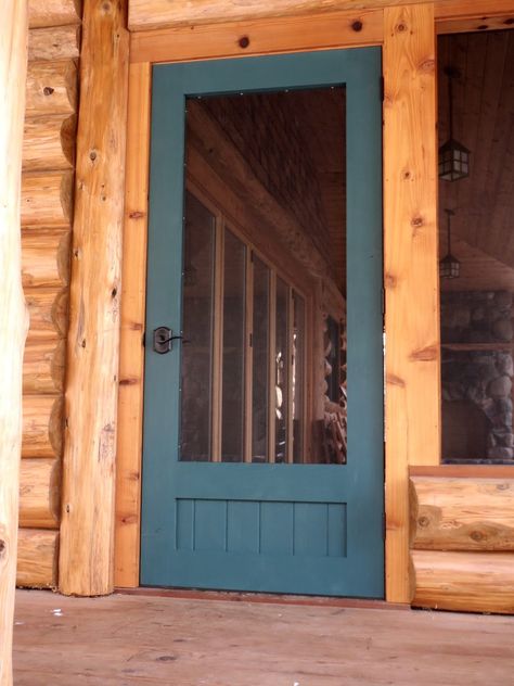 Projects, progress, thoughts, stuff: Some screen doors Screen Door Projects, Patio Screen Door, Old Screen Doors, Wood Screen Door, Wooden Screen Door, Diy Screen Door, Door Projects, Farmhouse Front Door, Diy Barn