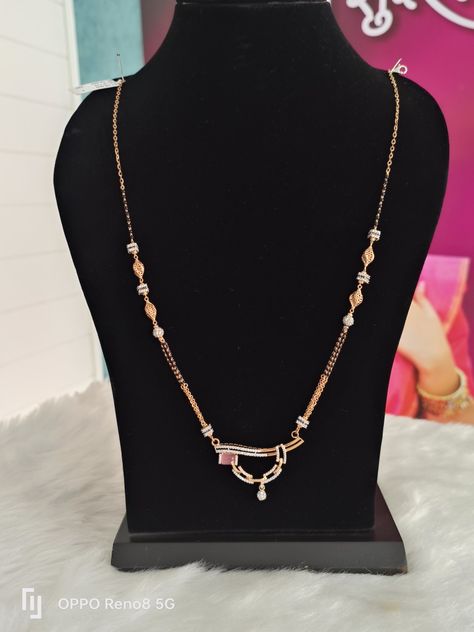 ROSE GOLD  MANGALSUTRA  &   PENDENT  WEIGHT  15 GMS.
. Rose Gold Mangalsutra, Mangalsutra Pendent, Short Mangalsutra, Long Mangalsutra, Gold Mangalsutra, Mangalsutra Designs, Butterfly Art, Beautiful Flowers, Rose Gold