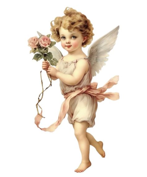 Cupid Images, Angel Illustration, Crayon Heart, Fairy Baby, Cute Angel, Vintage Angel, Baby Fairy, Vintage Drawing, My Beautiful Daughter