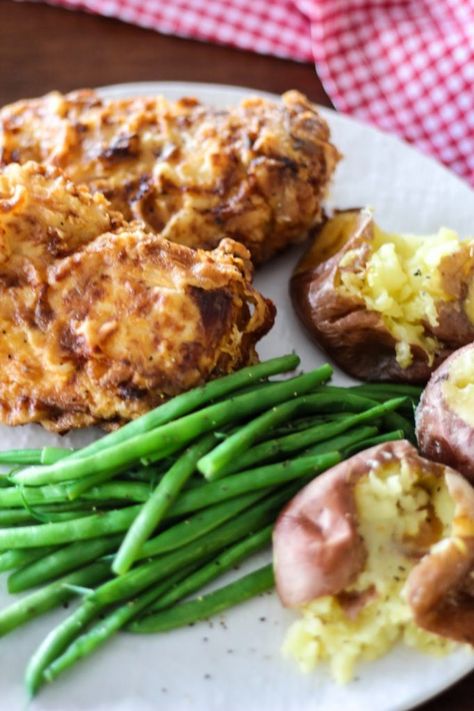 Smashed Potatoes and Buttermilk Fried Chicken Fried Chicken Southern, Southern Buttermilk Fried Chicken, A Bountiful Kitchen, Bountiful Kitchen, How To Cook Kale, Buttermilk Fried Chicken, Smashed Potatoes, The Leftovers, Chicken Main Dishes