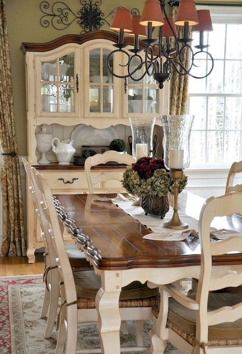 Country Dining Room Table, French Country Dining Room Decor, French Country Dining Room, Dining Room Updates, Country Dining Rooms, French Country Dining, Country Dining, French Country Kitchens, Dining Room Makeover