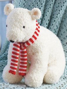 Knitting Hat Patterns Free, Knitting Hat Patterns, Polar Bear Toy, Knitting Hat, Mohair Teddy Bear, Christmas Festivities, Hat Patterns Free, Soft Toy Patterns, Crochet Baby Toys