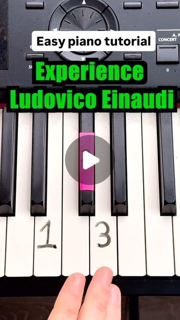 Piano  Superhuman - Learn Piano for Beginners on Instagram: "How long would it take YOU to learn this? 👀

Piano tutorial of Experience by Ludovico Einaudi

#pianotutorial #pianolesson #learnpiano" Experience By Ludovico Einaudi, Piano For Beginners, Piano Lessons For Beginners, Ludovico Einaudi, Piano Tutorial, Learn Piano, Easy Piano, Piano Lessons, Piano