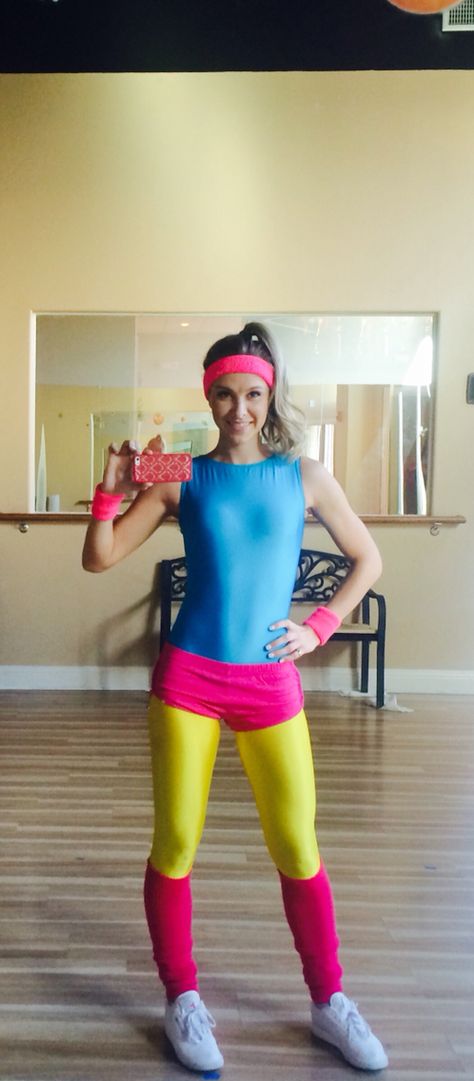 80s Halloween costume. let's get physical 1980s Halloween Costumes, Gym Halloween Costume, 80s Shoot, 1980s Halloween Costume, 80s Halloween Costume, 1980s Aerobics, 80s Workout Costume, 80s Aerobics, 80s Workout Outfit