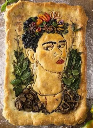 Focaccia Bread Art, Focaccia Art, New Food Trends, Bread Design, Red Vegetables, Foccacia Bread, Best Homemade Pizza, Food Artists, Bread Art