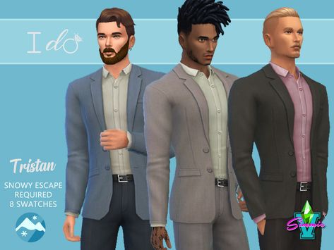 Turtleneck Suit, Sims 4 Men Clothing, Simple Suit, Sims 4 Male Clothes, Sims 4 Cc Download, Holiday Cardigan, Suit Clothing, Male Clothing, Suit Collection