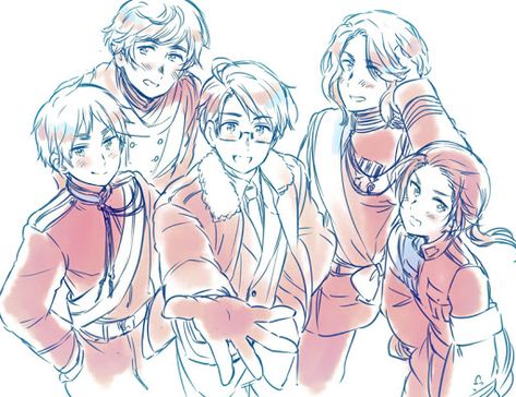 Hetalia World Stars. Allied Forces. England, Russia, America, France and China China Hetalia, Hetalia Manga, Disney Princess Cartoons, Hetalia England, Hetalia America, Hetalia Funny, Hetalia Anime, Hetalia Characters, Hetalia Fanart