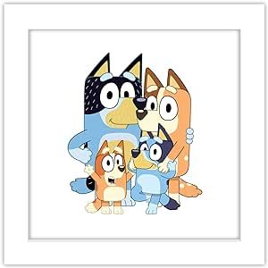 Mum Bluey, Bluey And Bingo, Art Tiles, Pop Art Print, Soft Bedding, Trends International, Tile Art, Art Gallery Wall, Wall Hanger