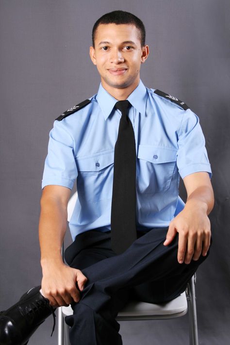 Security Security Uniforms Men, Security Guard Outfit, Driver Uniform, Guard Outfit, Security Guard Uniform, Security Uniforms, Stock Photos Funny, Hotel Uniform, Headshots Women