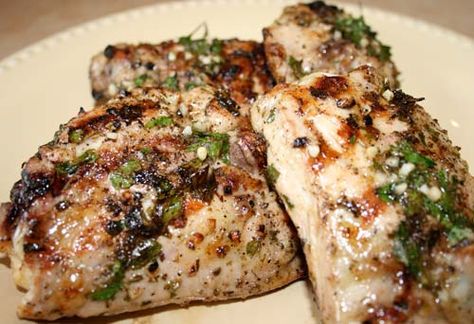 Chicken Oreganata - Marinated chicken grilled to perfection! Oreganata Recipe, Gourmet Chicken, Poultry Recipes, Italian Food, Turkey Recipes, Grilled Chicken, Chicken Dinner, Chicken Dishes, Italian Recipes