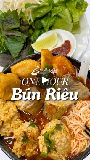 Bun Rieu Recipe, Nuoc Mam, Vietnamese Foods, Asian Soup Recipes, Pork Spare Ribs, Soup Base, Crab Soup, Viet Food, Dried Shrimp