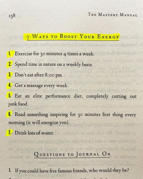 Library Mindset on Instagram: "Book - The Mastery Manual Share this with others!!" Inspirational Notes, 5am Club, Robin Sharma, Getting A Massage, Writing Therapy, Vie Motivation, Boost Your Energy, Changing Habits, Get My Life Together