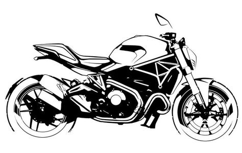 Monster sketch Moter Cycle Drawing, Ducati Drawing, Moter Cycle, Motorcycle Sketch, Cycle Drawing, Motorcycle Icon, Ducati Monster 1200, Monster 1200, Ducati Monster 821