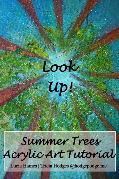 The Art Sherpa, Summer Trees, Summer Scenes, Homeschool Art, Chalk Pastels, Camping Art, Beginner Painting, Autumn Art, Art Tutorial