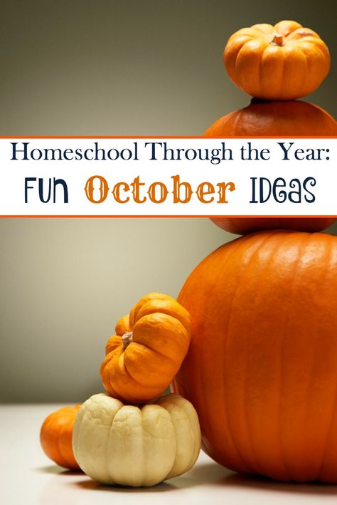 October Unit Studies, Homeschool Halloween Unit Study, October Homeschool Ideas, Homeschool October, October Homeschool, Halloween Unit Study, Halloween Homeschool, Homeschool Goals, Fall Homeschool