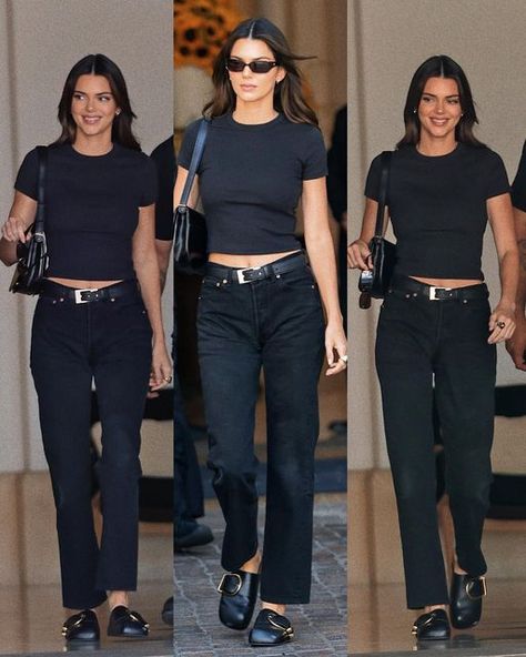 Basic Outfits Black, Basic Outfits Summer, Kendall Jenner Outfits Casual, Model Off Duty Outfits, 90s Street Style, Style Analysis, Kendall Jenner Street Style, Off Duty Outfits, Zendaya Style