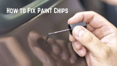 Touch Up Paint On Car, Car Touch Up Paint, How To Fix Paint Chips On Car, Car Paint Repair, Outside Paint, Auto Paint, Paint Repair, Handy Man, Mini Project