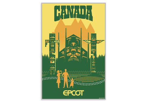 Disney Just Released NEW Limited-Edition EPCOT World Showcase Posters! - AllEars.Net Vintage Disney Posters, Epcot Attractions, Epcot World Showcase, Walt Disney Imagineering, Disney Attractions, Disney Imagineering, Retro Disney, Disney Memories, Disney Posters