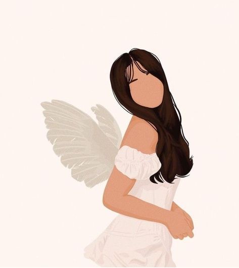 Girly Art Illustrations Life, Iphone Wallpaper Bts, Art Prints Boho, Cute Blue Wallpaper, Fashion Illustrations Techniques, Bloxburg Decals, Black And White Art Drawing, Wings Art, Simple Canvas Paintings