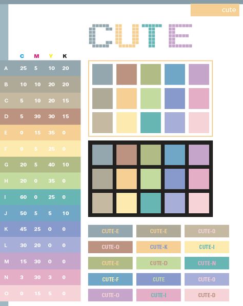 Color Schemes | Cute color schemes, color combinations, color palettes for print (CMYK ... Cute Color Schemes, Web Colors, Color Palate, Creative Colour, Curated Design, Colour Board, Pink Tone, Cmyk Color, Design Graphique