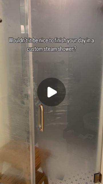 Reyner Construction on Instagram: "Take a quick tour into this custom steam shower we recently finished for a family. 🧖‍♀️👍🏻

#masterbathroom #masterbathroomremodel #masterbathroomgoals #steamshower #homerenovation #homeremodel #generalcontractor #reynerconstruction" Steam Shower Ideas Master Bath, Steam Showers Bathroom Master Bath, Steam Room Shower, Steam Shower, Steam Showers Bathroom, Room Goals, Steam Showers, Steam Room, Splish Splash