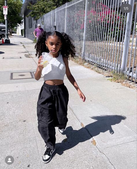 Nahla Haze, Cute Mixed Babies, Cute Black Babies, Mixed Kids, Cute Rappers, Mixed Babies, Kids Style, Black Women Fashion, Kids Fashion Girl