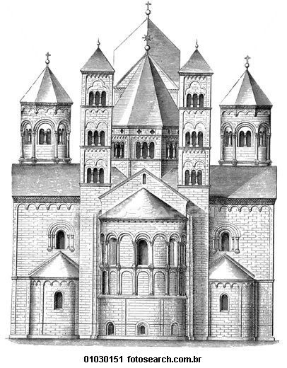 Arquitecture Drawings Romanesque Architecture Drawing, Romanesque Art, Romanesque Architecture, Europe Style, Europe Fashion, Budget Fashion, Architecture Drawing, Colour Tone, House Styles