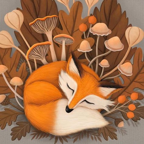 Drawing Foxes, Lilla Rogers, Fox Artwork, What Is An Artist, Art Elements, Fox Illustration, Favorite Cartoon Character, Fox Art, Autumn Art