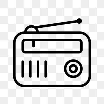 Radio Clipart, Radio Png, Logo Musik, Radio Drawing, Png Shadow, Square Png, Radio Icon, Old School Radio, Icon Set Design