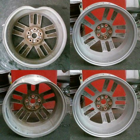 Polishing Aluminum, Caliper Paint, Alloy Wheels Repair, Motorcycle Repair, Wheel Repair, Colour Wheel, Aluminum Rims, Rims For Cars, Car Wheels