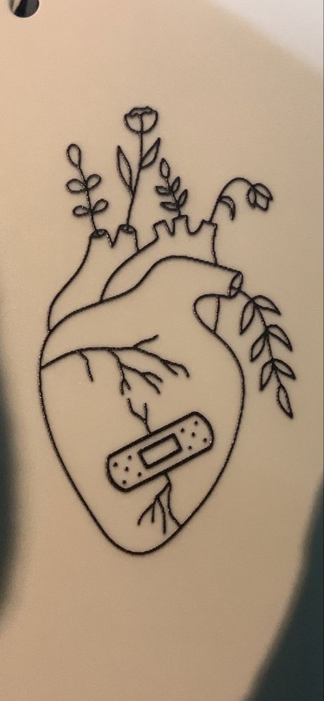 Fixed Heart Tattoo, Balloon Heart Tattoo, Heart Warrior Tattoo, Heart Condition Tattoo, Healing Heart Tattoo, Heaven Tattoos, Warrior Tattoo, Heart Conditions, Healing Heart