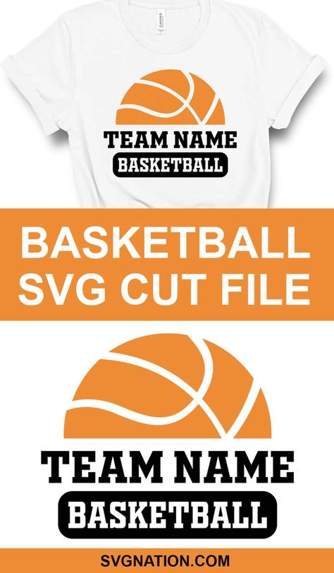 Download this basketball svg to create your own shirt using your Cricut or Silhouette. Design has a half basketball with a place for your team's name and Basketball under the team's name. Basketball Free Svg, Free Basketball Svg Files For Cricut, Basketball Svg Free Files For Cricut, Basketball Svg Free, Basketball Water Bottles, Tigers Basketball, Diy Basketball, Cricut Air 2, Free Basketball