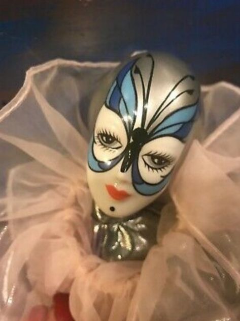 Butterfly Mask, Library Events, Head Covering, Vintage Dolls, Art Dolls, Halloween Face, Face Makeup, Halloween Face Makeup, Mask