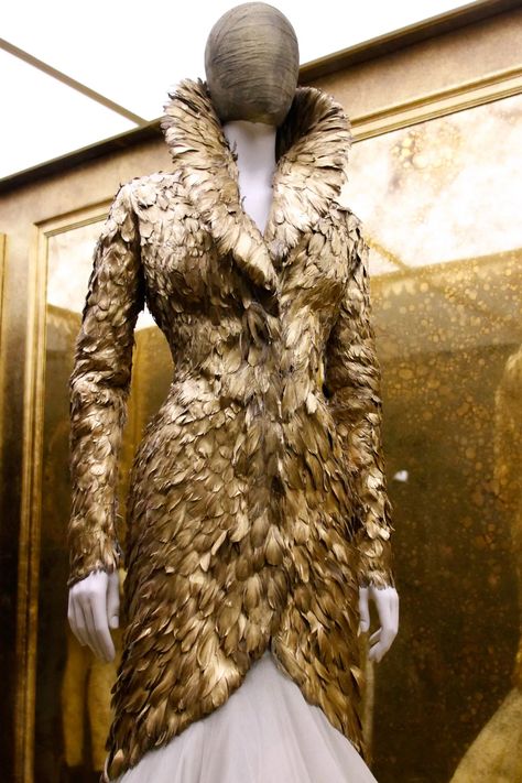 See inside Alexander McQueen: Savage Beauty | British Vogue | British Vogue Fabric Studies, Alexander Mcqueen Savage Beauty, Ellie Saab, Country Attire, Savage Beauty, Feather Painting, Silk Tulle, Viktor Rolf, Zuhair Murad