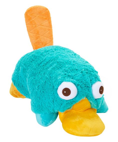 Look at this Perry the Platypus Plush Pillow Pet on #zulily today! Platypus Plush, Pillow Pets, Perry The Platypus, House Mouse, Phineas And Ferb, Platypus, Cute Stuffed Animals, Plush Pillow, Animal Pillows