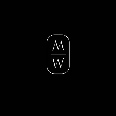 Monogram logo designed by sundai studio / m and w minimal, modern, sleek, simple, brand, branding, brand identity, black and white , logo design M W Logo, Nw Logo, Vt Logo, Mw Logo, M And W Logo, M Monogram Logo, Minimalist Monogram Logo, Nm Monogram Logo, Mw Monogram