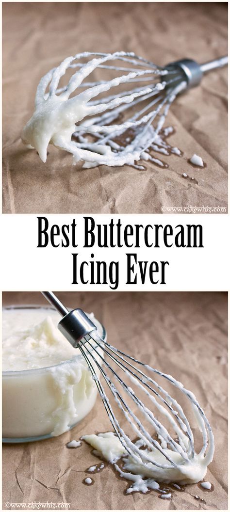 The BEST BUTTERCREAM ICING ever! Smooth, creamy and just melts in your mouth. There are also recipe variations for peppermint, rose and coconut flavored buttercreams! From cakewhiz.com Best Buttercream Icing, Ermine Frosting, Peppermint Rose, Best Buttercream, Cream Icing, Buttercream Recipe, Food Kids, Buttercream Icing, Cake Icing