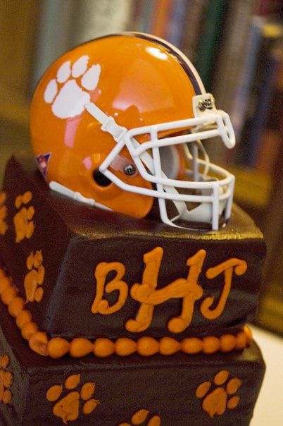 Clemson Grooms Cake M M Cake, Clemson Cake, Eye Cake, M&m Cake, Grooms Cakes, Clemson Football, My Bday, Clemson Tigers, 6th Birthday Parties