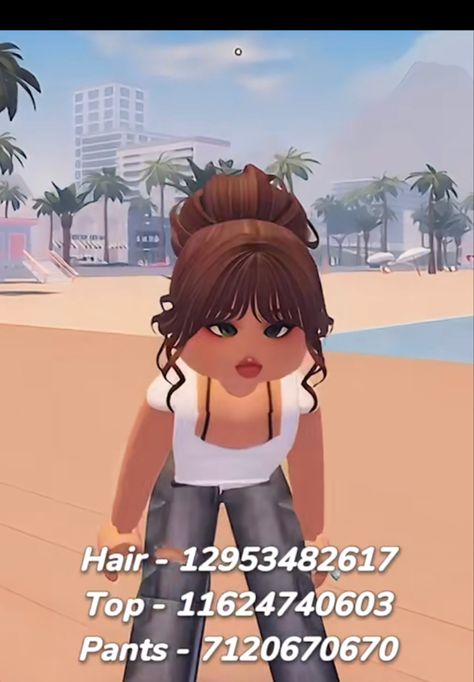 Clothing Codes, Berry Codes, Coding Clothes, Outfit Codes, Berry Ave, Roblox Outfit, Roblox Codes, Brown Hair, Berry