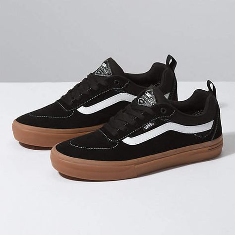 Classic Vans Skate Shoes With Rubber Waffle Outsoles, Vans Kyle Walker Pro, Vans Low-top Skate Shoes With Rubber Toe Cap, Urban Black Skate Shoes Fade-resistant, Vans Skate Shoes With Cushioned Footbed, Synthetic, Mens Vans Shoes, Kyle Walker, Vans Store, Mens Skate Shoes