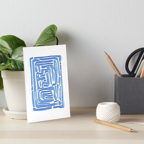 Get my art printed on awesome products. Support me at Redbubble #RBandME: https://www.redbubble.com/i/art-board-print/Greek-Blue-and-White-Mediterranean-Abstract-Line-Art-by-Leufia/164902205.TR477?asc=u Greek Blue And White, Greek Blue, Abstract Line Art, Art Board, Art Art, Art Boards, Line Art, Awesome Products, Blue And White