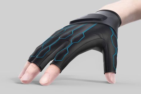 zerokey_glove_layout Teknologi Futuristik, Gadget Tecnologici, Estilo Cyberpunk, Vr Controller, Teknologi Gadget, Tech Aesthetic, Tech Gloves, New Technology Gadgets, Tech Art