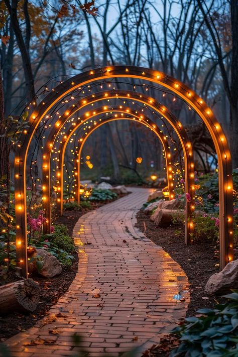 Garden Walkway Design - Tips for a Beautiful Garden Path - Puqqu Pathway Ideas, Walkway Design, Garden Walkway, Backyard Lighting, Landscape Features, Garden Oasis, Garden Path, Outdoor Decor Backyard, Garden Pathway