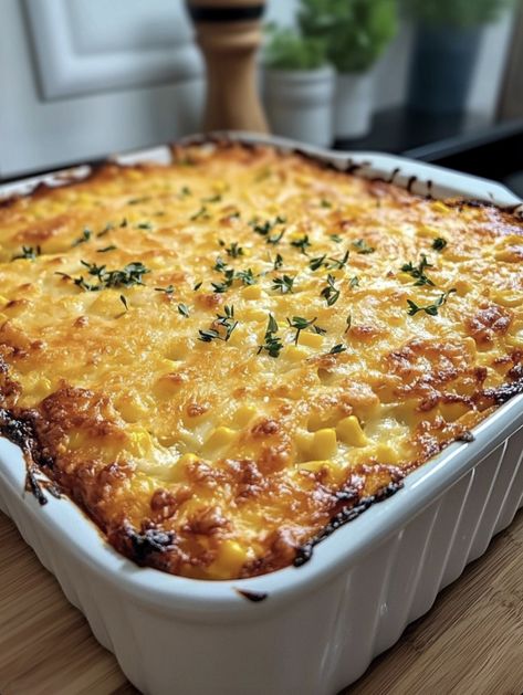 Cheesy Zucchini Cornbread Casserole is a comforting and flavorful side dish that combines the sweetness of cornbread with the freshness of zucchini and the creaminess of cheese. This dish is perfect for family dinners, potlucks, … Cheesy Zucchini Cornbread Casserole, Casseroles With Cornbread, Squash Casserole With Jiffy Cornbread, Zucchini Cornbread Casserole, Easy Squash Recipes, Zucchini Cornbread, Zucchini Cheddar, Zucchini Casserole Recipes, Cheddar Cornbread