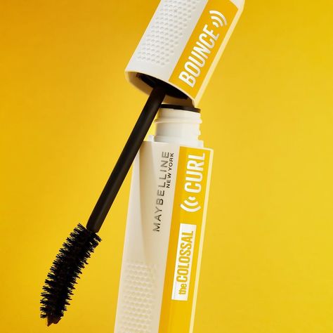 Maybelline Colossal Curl Bounce Mascara, Curl Bounce Mascara, Water Proof Mascara, Maybelline Colossal, Beauty Closet, Mascara Maybelline, Lemon Set, Maybelline Mascara, Olive Young